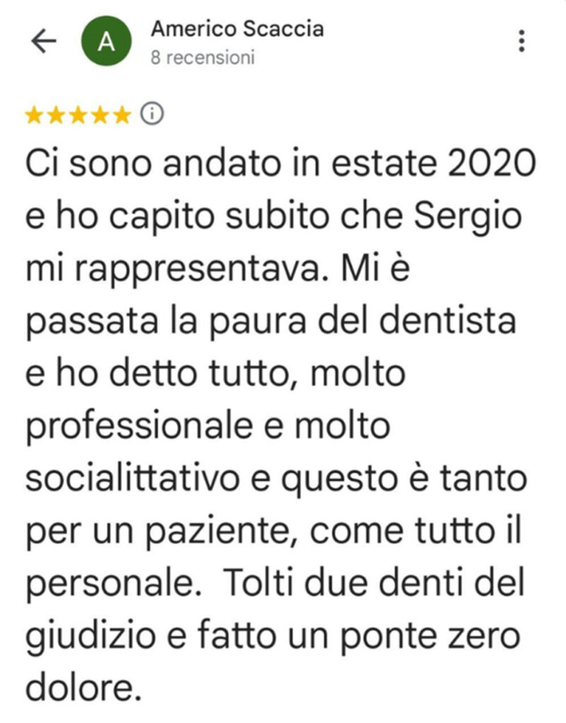 recensione dentista